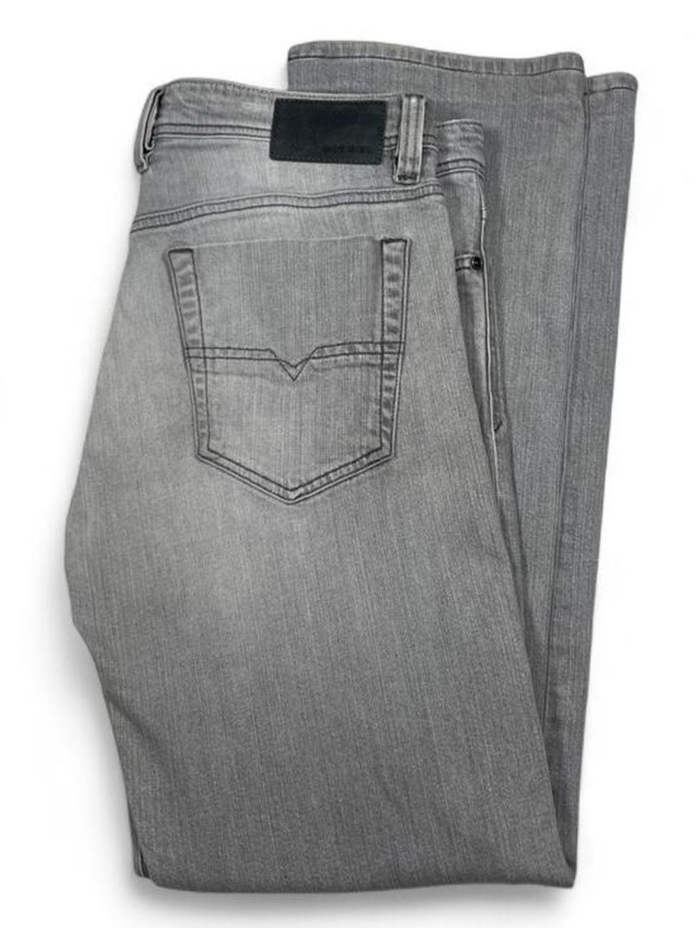 Vintage Diesel Viker Button Fly Grey Jeans Men’s Size W32 L31 Stretch Wash 008L2